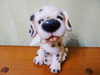 Фигурка щенка из керамики