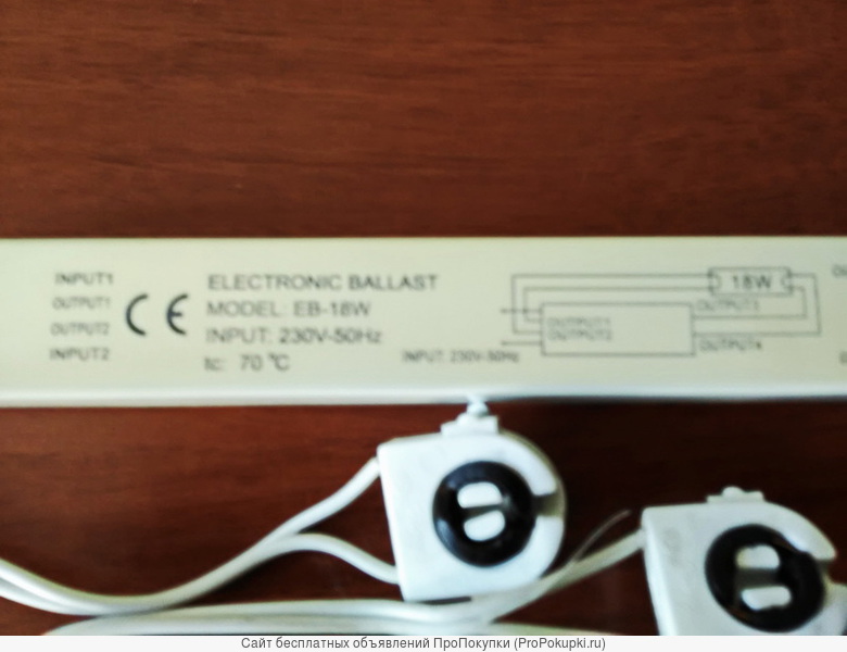 Электронный балласт для ЛДС модель EB-18W