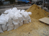 Песок(0,03м3), в мешках