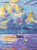Морской пейзаж. Картина Морской бриз-2. Холст, 35*50 см