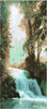 Панно "Водопад" из стеклянной мозаики (1х1см)