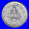 Редкая серебряная монета 1 марка 1915 года