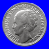 Редкая серебряная монета 25 центов 1944 года