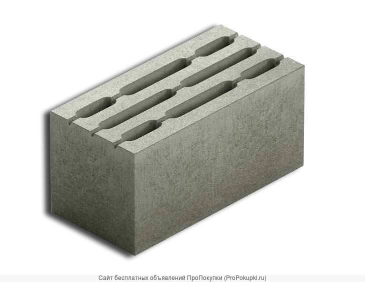 Блоки пескоцементные и кермзитобетонные 40-20-20 (390-190-190)