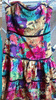 Сарафан anna sui м 46 44 клёш разноцветный платье вискоз