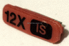 Шильдик «12X IS», p/n: 3F9109 от ЦФК Kodak EasyShare P850, б/у