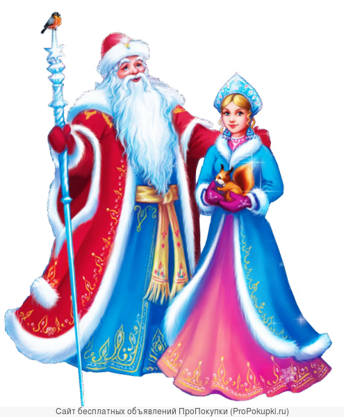 новый год, пригласите деда мороза и снегурочку поздравить ваших детей