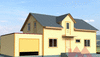 Стенокомплект каркасного дом Лапландия без отделки