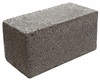 Блоки керамзитобетонные, полнотелые, 390х190х188