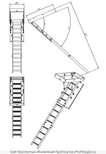 Чедачные лестницы в наличие