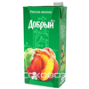 Coк Добрый Яблоко-Персик 2 литра 6 шт в упаковке