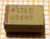 Танталовый SMD-конденсатор 47мкф 25V (476E) AVX, корпус D, б/у