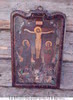 Старинная Уральская Икона ,с натуральными камнями