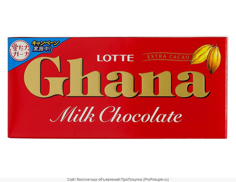 Шоколад Lotte Ghana