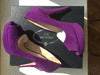 Туфли новые prada италия 39 замша фиолетовые