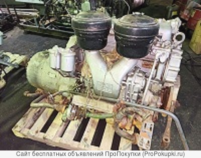 Судовой двигатель ЯАЗ-204 и реверс-редуктор для катера БМК-130