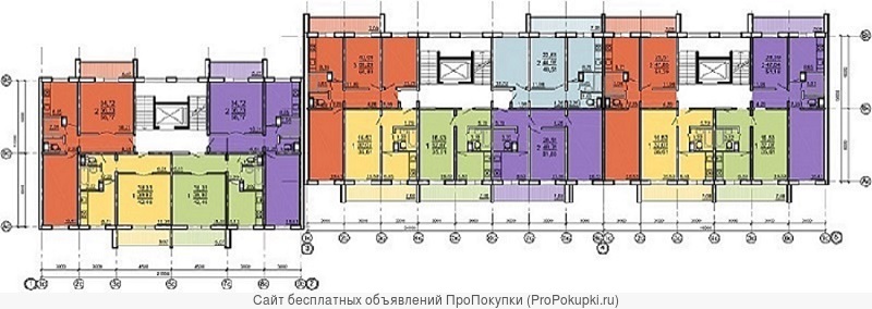 2-комнатная квартира 51м, ул. Луганская д.3