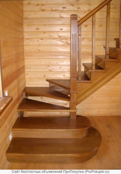 Деревянные лестницы, двери на заказ