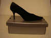 чёрные замшевые туфли на лаковой шпильке фирмы hogle,лаковые босоножки