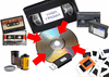 Оцифровка видео-аудио кассет,фотопленок и слайдов