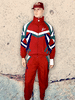 Винтажный костюм Saller (красный, 50) с хранения