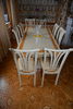 Обеденная группа фабрики Turri Kristal стол и 8 стульев