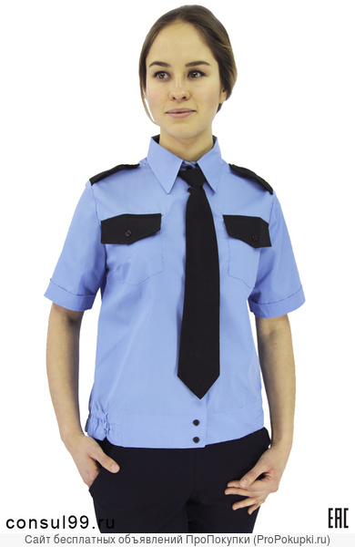 Рубашки охранника (мужские и женские) от производителя